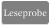 Leseprobe